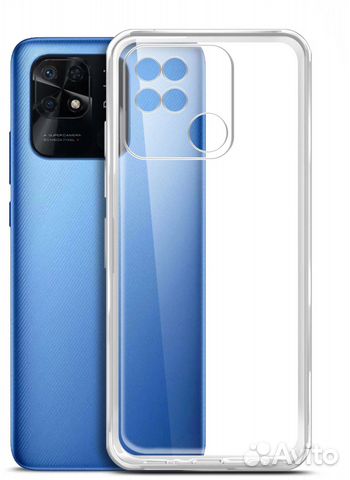 Силиконовый чехол для Xiaomi Redmi 10C с защитой б