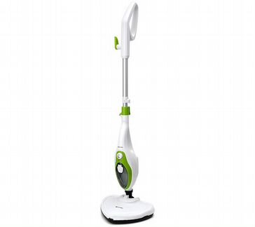 Швабра паровая Kitfort KT-1004-2 1500Вт зеленый/бе