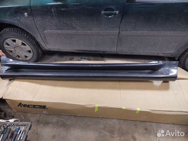 Пороги на toyota prado 150 в стиле lexus