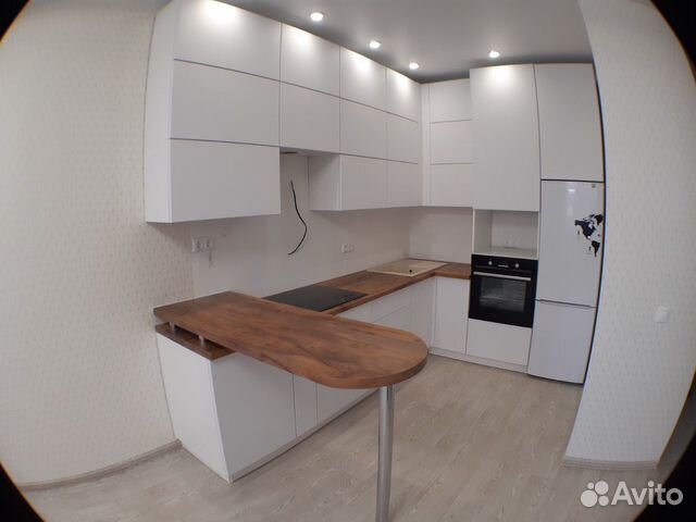 Кухня Белый Матовый мдф 2.9х1.5метра