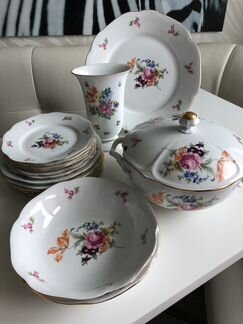 Новый сервиз «Мейсенский цветок» Богемия