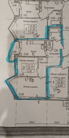 2-к. квартира, 67,4 м², 12/17 эт.