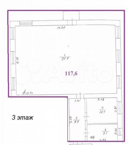 Помещение 118 м² под офис, колл-центр, фотостудию