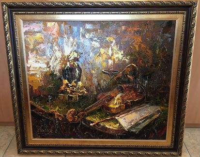 Свеча со скрипкой