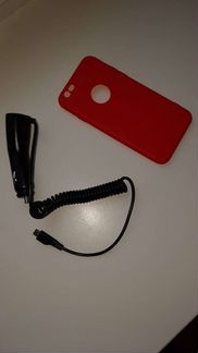 Чехол iPhone 6/6s, зарядное устройство самсунг