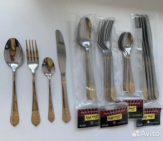 Наборы столовых приборов 18 и 24 предмета
