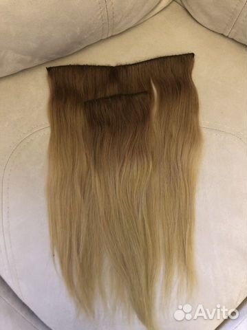 Волосы натуральные на трессе