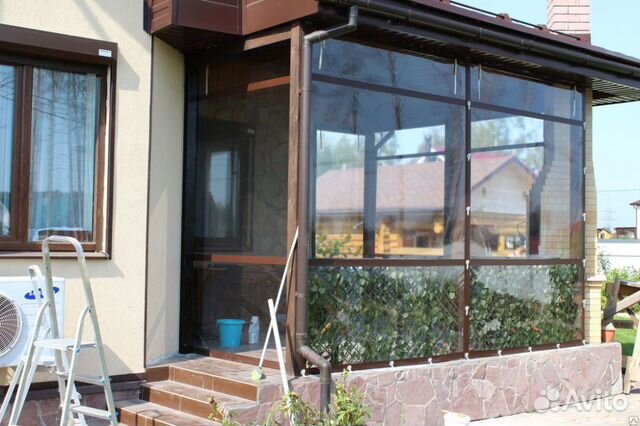 Мягкие окна на террасу