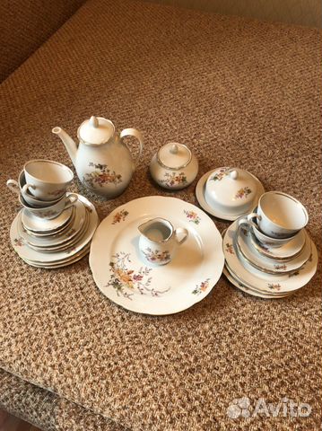 Сервиз чайный Фарфоровый Гдр