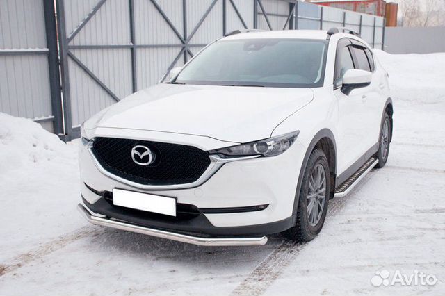Защита переднего бампера Mazda CX-5 (2017)