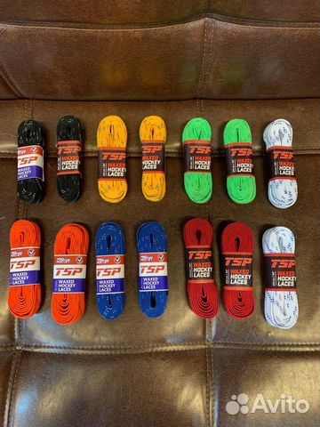 Хоккейные шнурки TSP Hockey с пропиткой