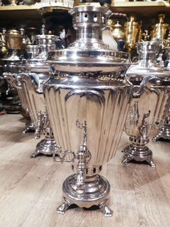 Самовар рюмка гранная на дровах