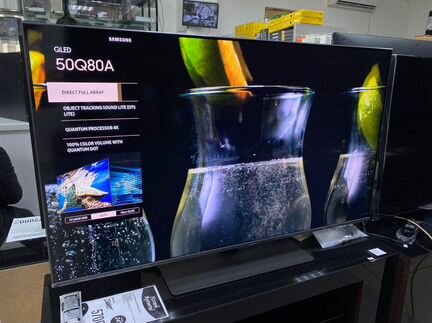 Телевизор Samsung QE50Q80AAU qled, HDR (2021)