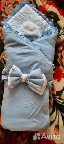 Конверт на выписку для мальчика зимний