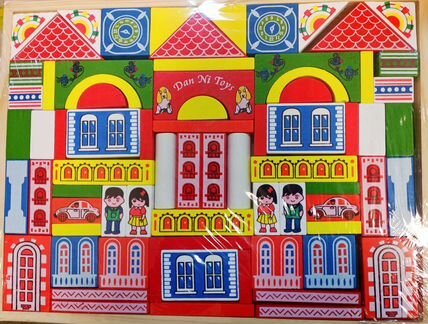 Деревянный город конструктор