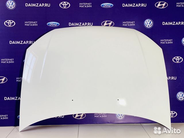 Капот Лада Калина Белое облако