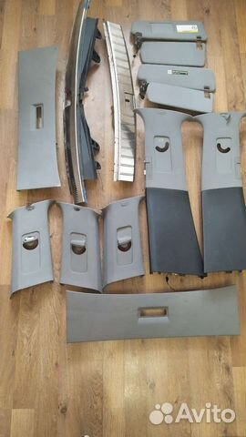 Обшивка стойки, накладка салонная Porsche Cayenne