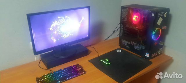 Игровой пк i3 10100f rx 570 8gb 16gb ram