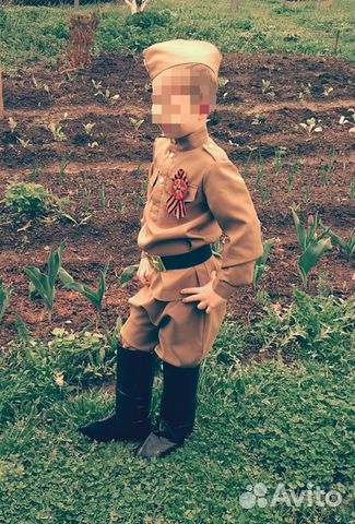 Детский военный костюм Солдата. 116-122р. Прокат