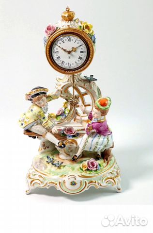 Старинные часы с маятником. Sandizell. Германия