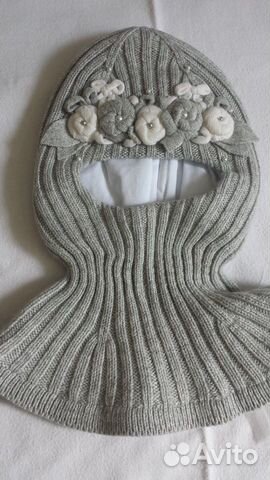 Шапка шлем Chobi, новый, размер XS 44-46 + варежки