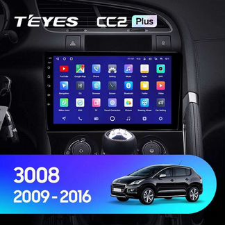 Магнитола Peugeot 3008 2009-2016 Андроид Teyes
