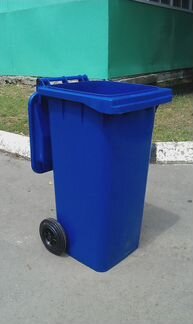 Мусорный Контейнер 360л Синий Цвет Краснодар