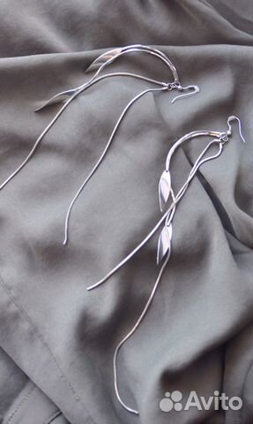 Серьги: кольца, подвески