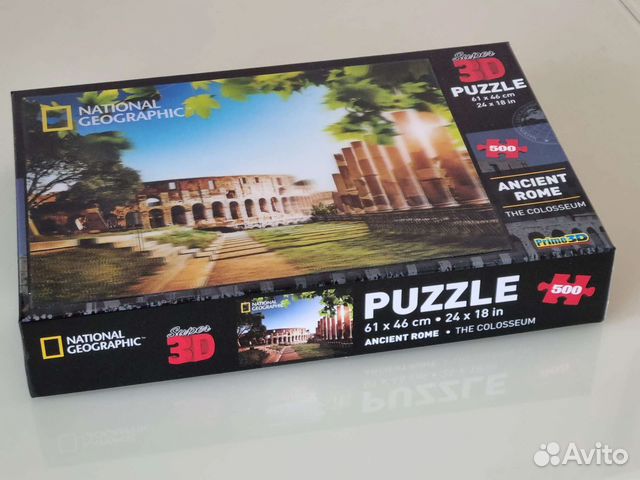 Пазлы 3D. Колизей. 61x46см, 500 элементов