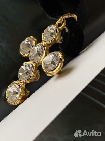 Винтажный крест Christian Lacroix оригинал 90е