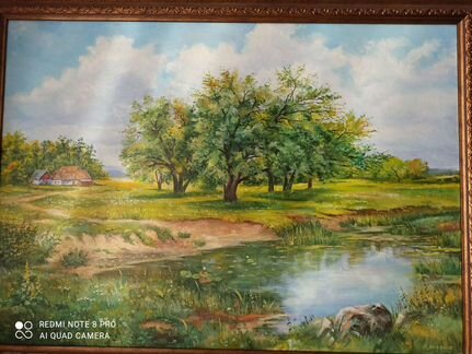 Картина маслом на холсте пейзаж