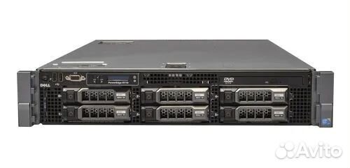 Сервер Dell R710 Xeon 2x3,5/96gb/1ssd/2hdd/2х850W