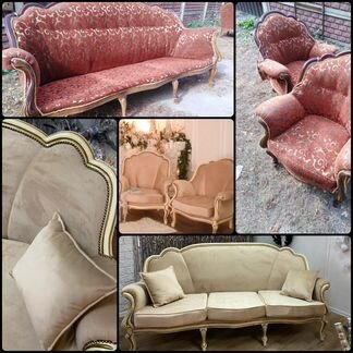 Перетяжка мягкой мебели