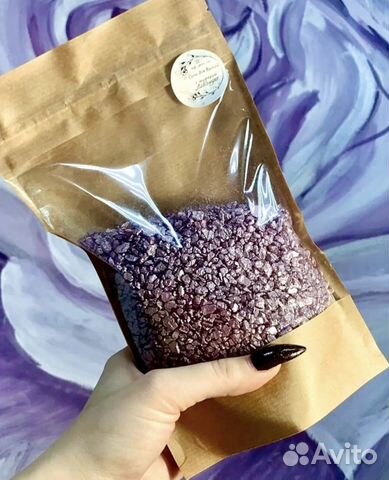 Соль для ванной с шиммером