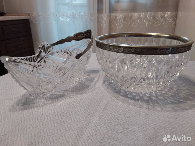 Хрусталь с мельхиором