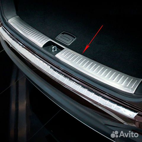 Накладка на задний бампер для Kia Sportage (16-19)