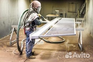 Пескоструйная обработка, порошковая покраска