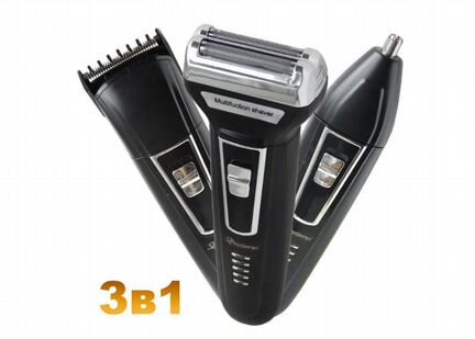 Триммер 3 в 1 (триммер/ бритва/ для носа и ушей)