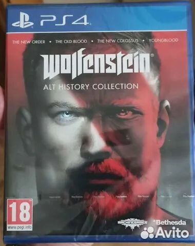 Новый Wolfenstein Alt History Collection PS4-PS5