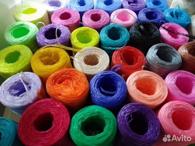 Нитки для вязания мочалок