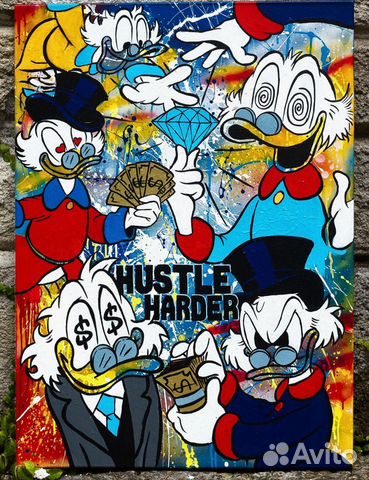 Современные картины Alec Monopoly для интерьера