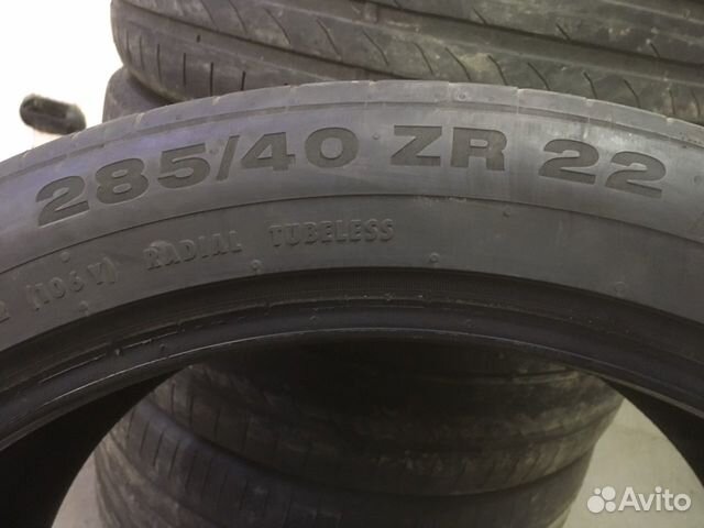 Continental ContiSportContact 5P 285/40 R22 и 325/35 R22 106Y