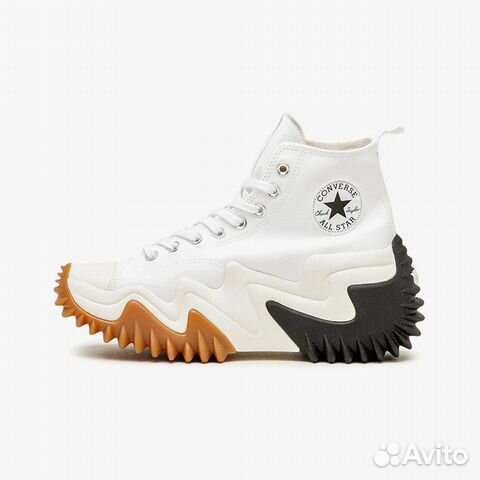 Converse Run Star Motion Hi Platform White 36-40