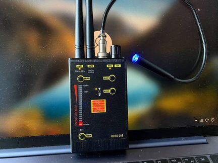 Детектор жучков, трекеров, прослушки 3 антенны