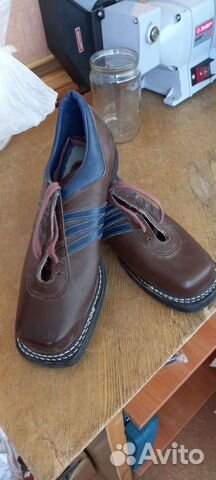 Лыжные ботинки СССР + крепления