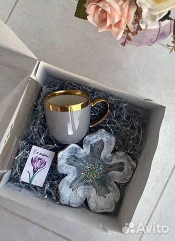 Подарочный набор кружка и ваза конфетница