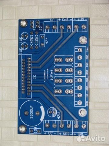 Печатная плата на микросхеме TDA7388