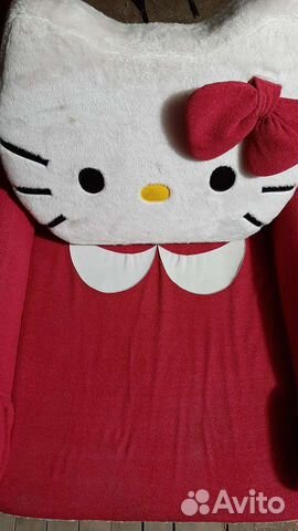 Детское раскладное кресло Hello kitty