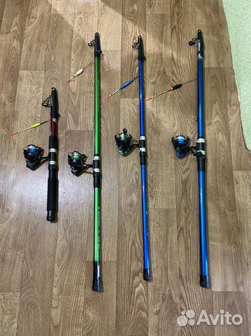 Удочка с катушкой 3,6/4/5 метра