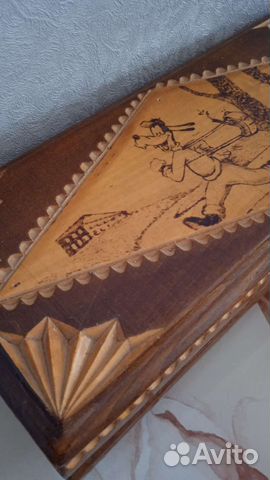 Деревянная шкатулка пенал